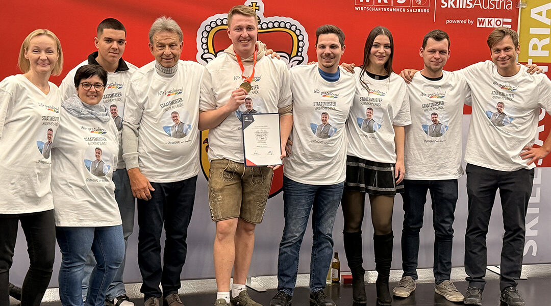 Austrian Skills 2025: Andreas Landl ist Staatsmeister der Fliesenleger 
